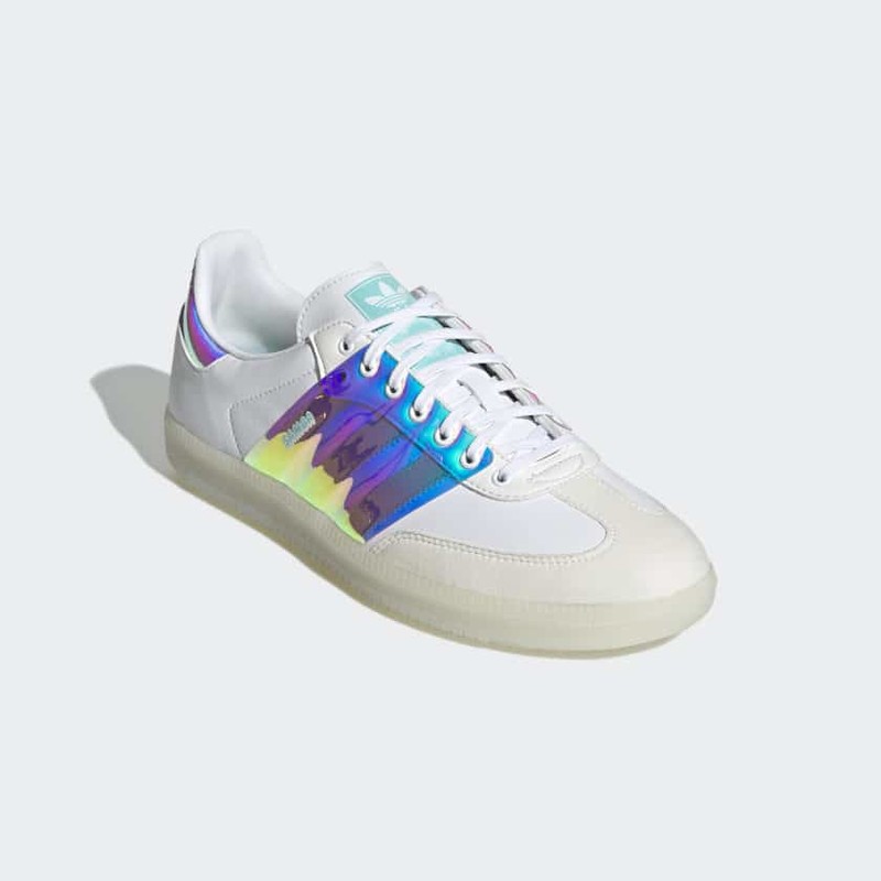 Adidas originals samba rose trainers cheap in iridescent white